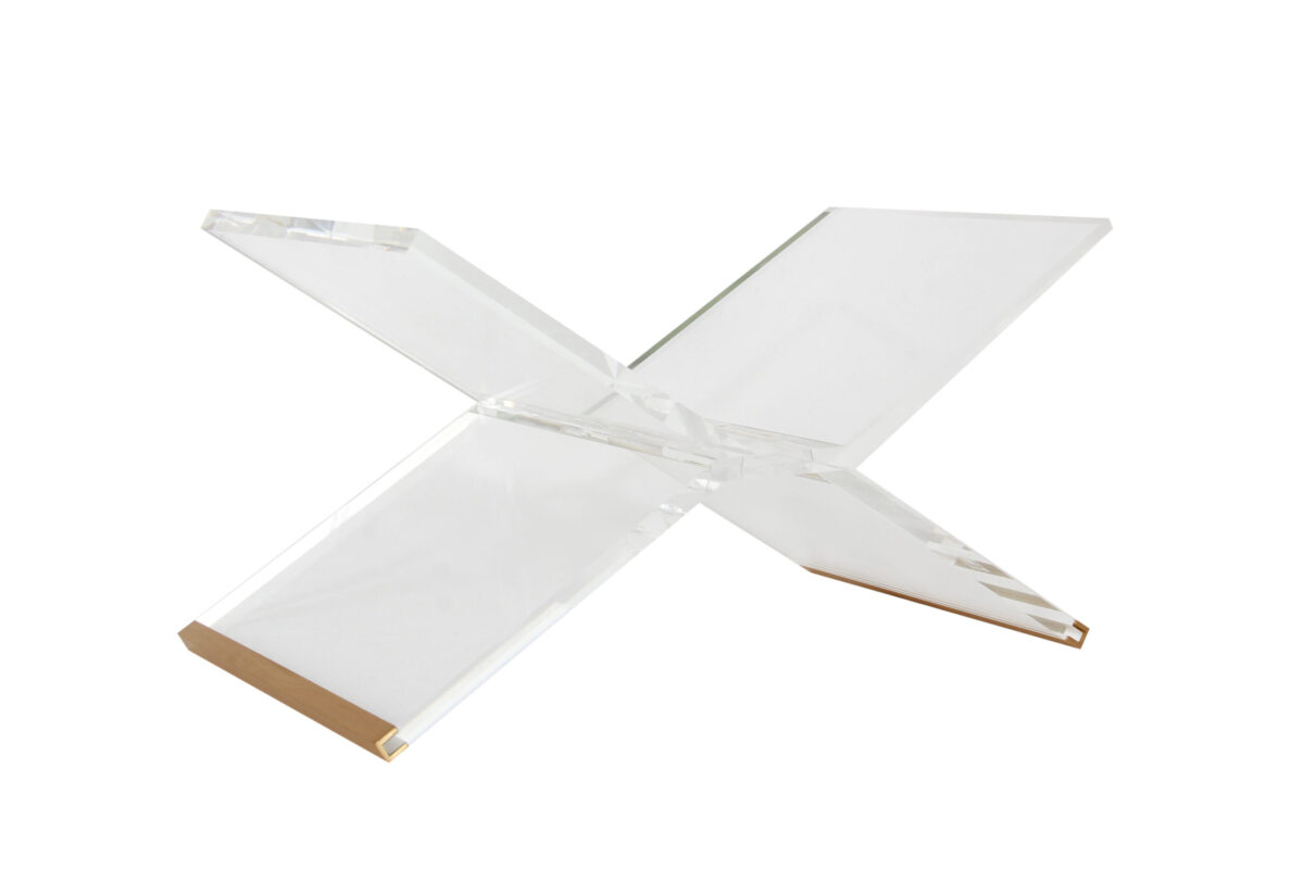 Gold Detaylı Katlanılabilir Pleksi Rahle