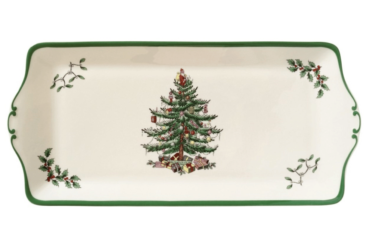 SPODE CHRISTMAS TREE TEPSİ 28CM