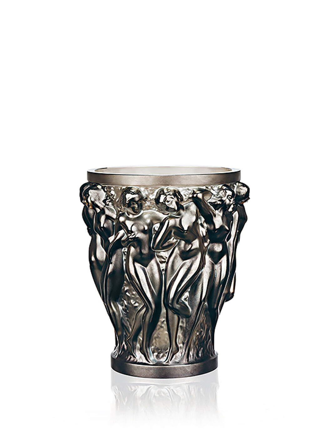 Bacchantes Small Vase Bronze Crystal