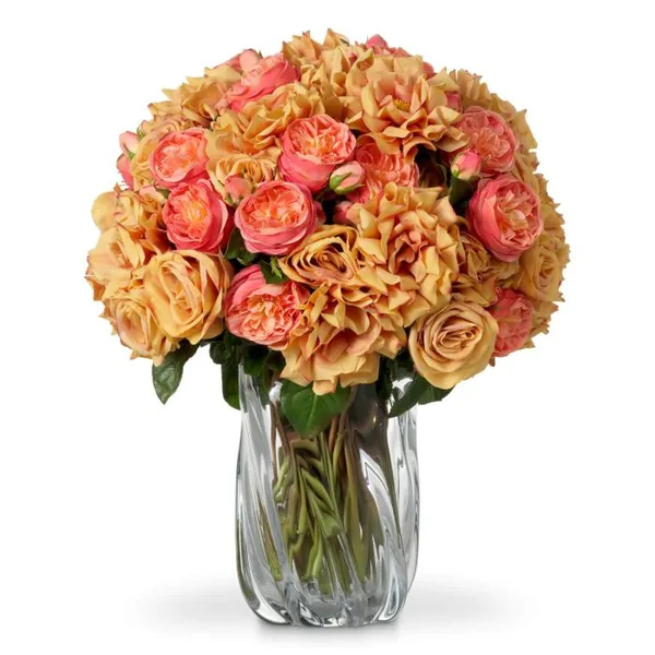 BOUQUET OF ROSES REAL TOUCH 72 PCS/3 VARIETIES